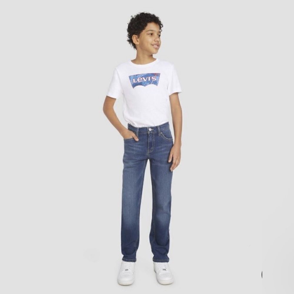 Levi’s 511 Slim size 14 reg W 27” x L 29”, W 68.5 cm boys jeans dark blue wash